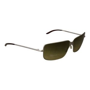 Y2K Prada Silver Rectangle Frame SPR 63B Logo Designer Sunglasses Frames Italy